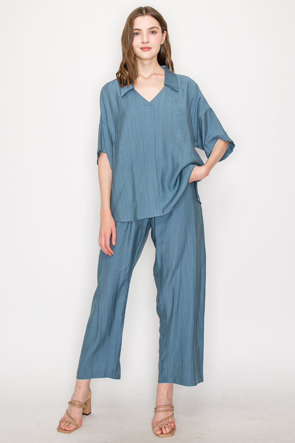 Jedy Woven Textured Pant