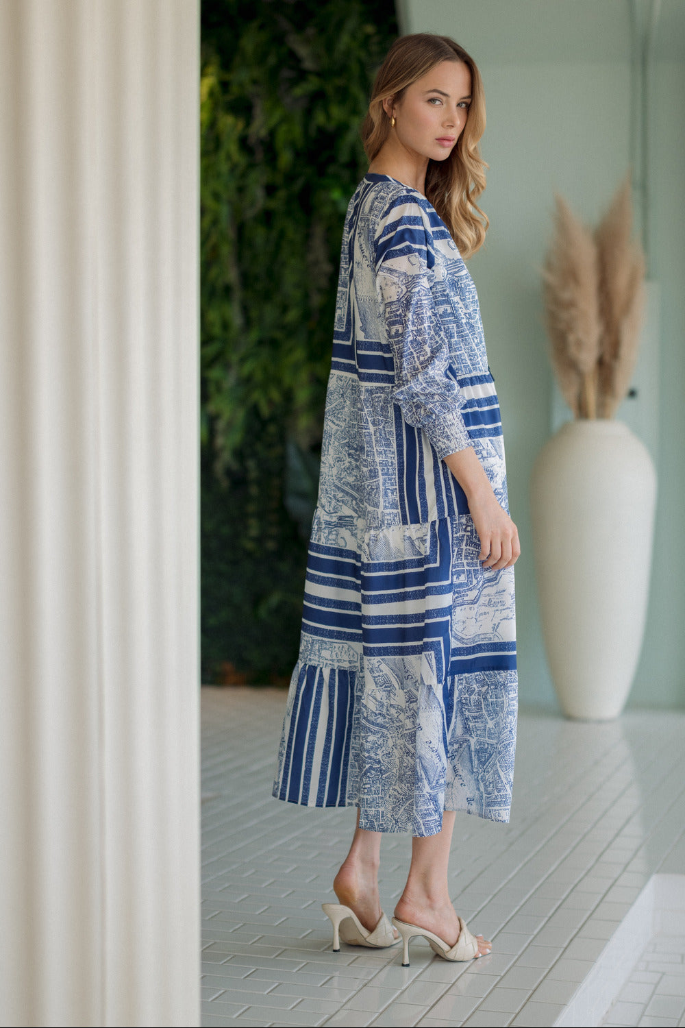 Jesslyn Print Woven Dress