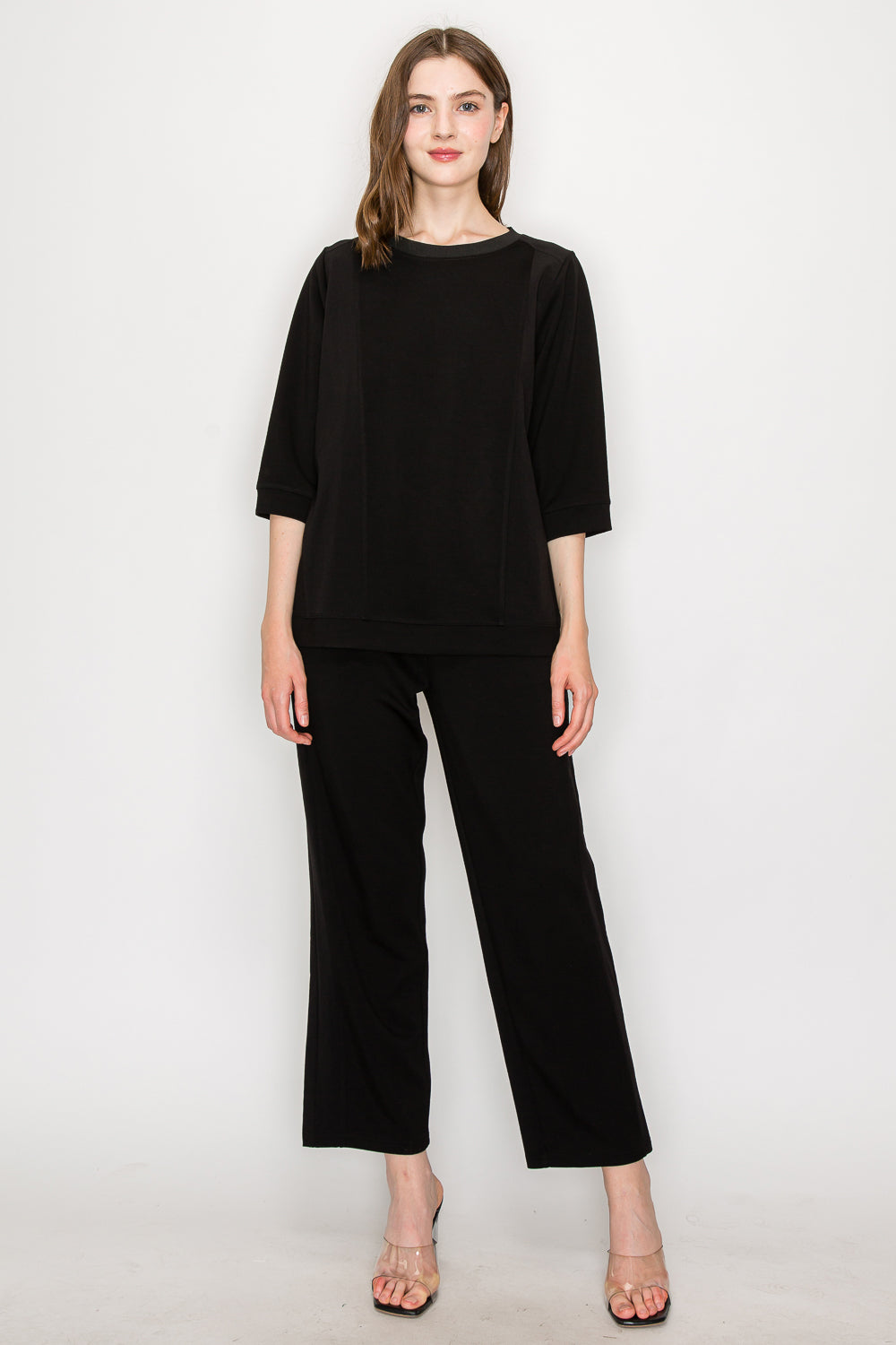 Jadine Stretch Pointe Knit Top