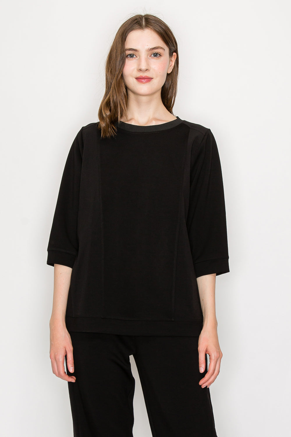 Jadine Stretch Pointe Knit Top