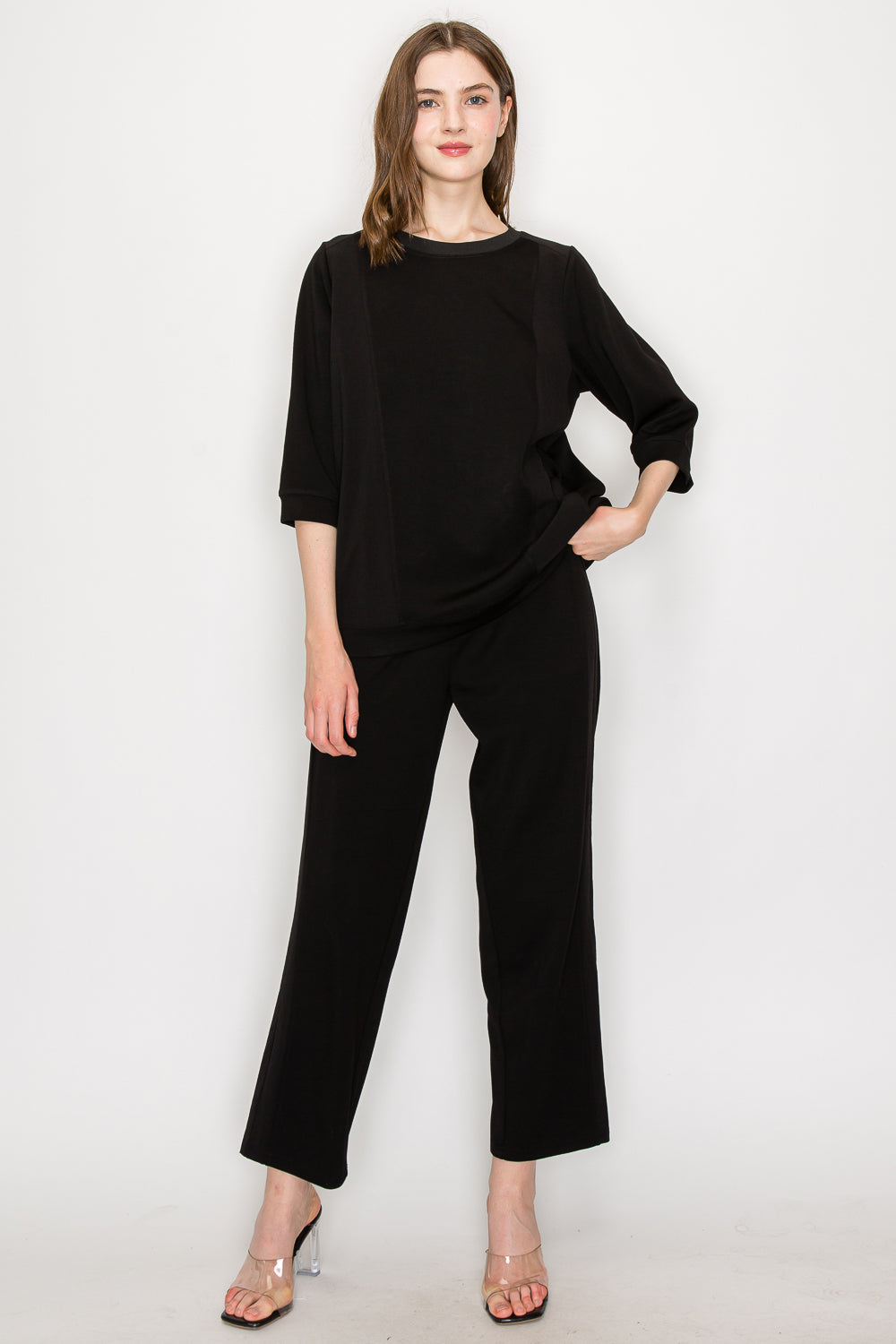 Jary Stretch Pointe Knit Pant