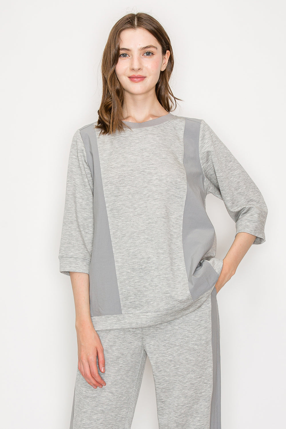 Jadine Stretch Pointe Knit Top