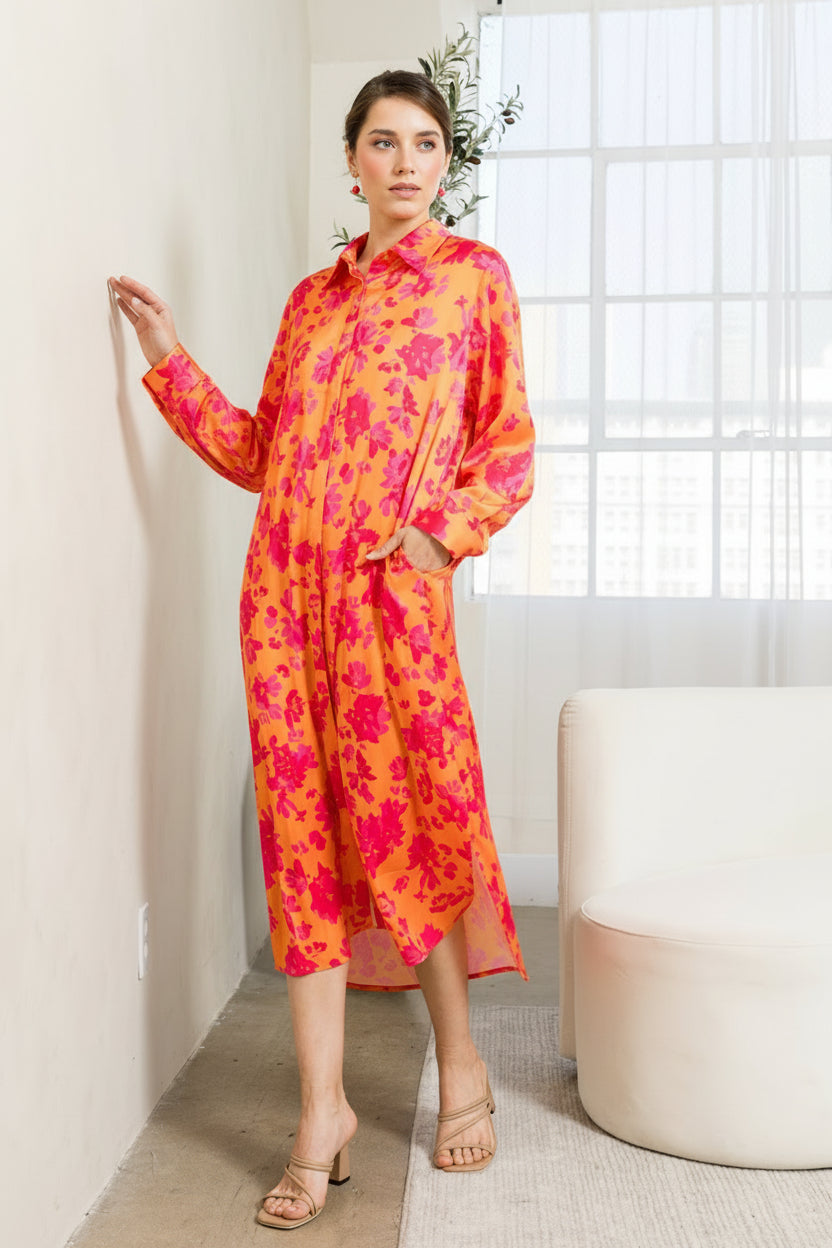 Jace Woven Floral Print Dress