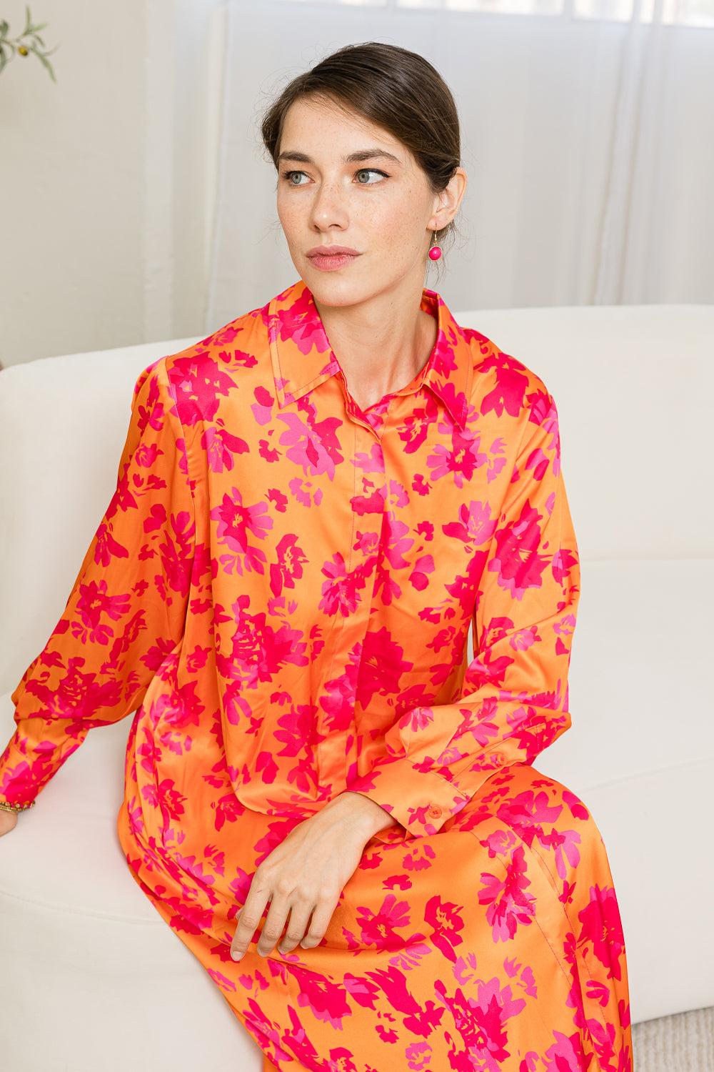 Jace Woven Floral Print Dress