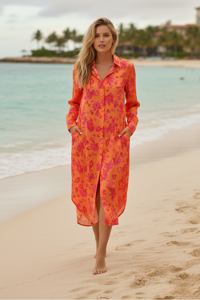 Jace Woven Floral Print Dress