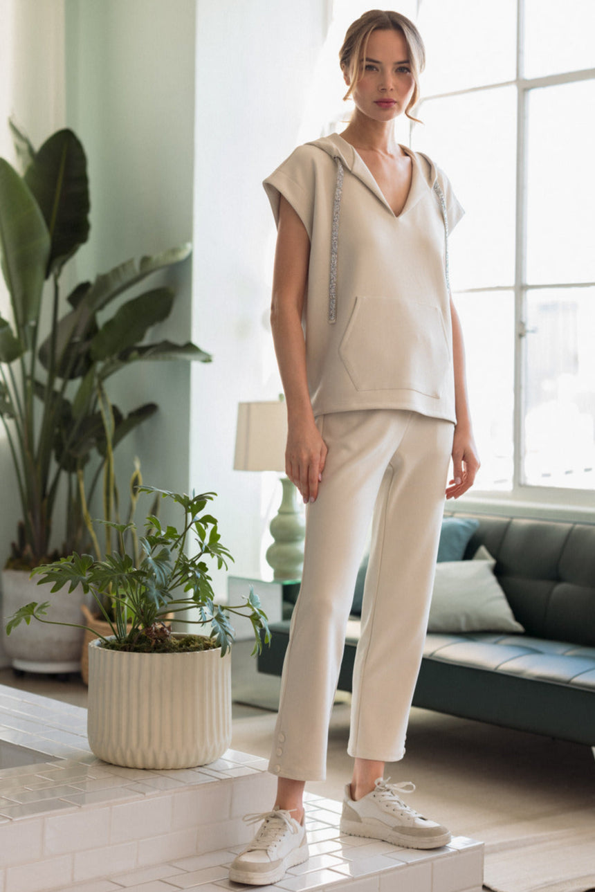 Felix Stretch Crepe Knit Pant