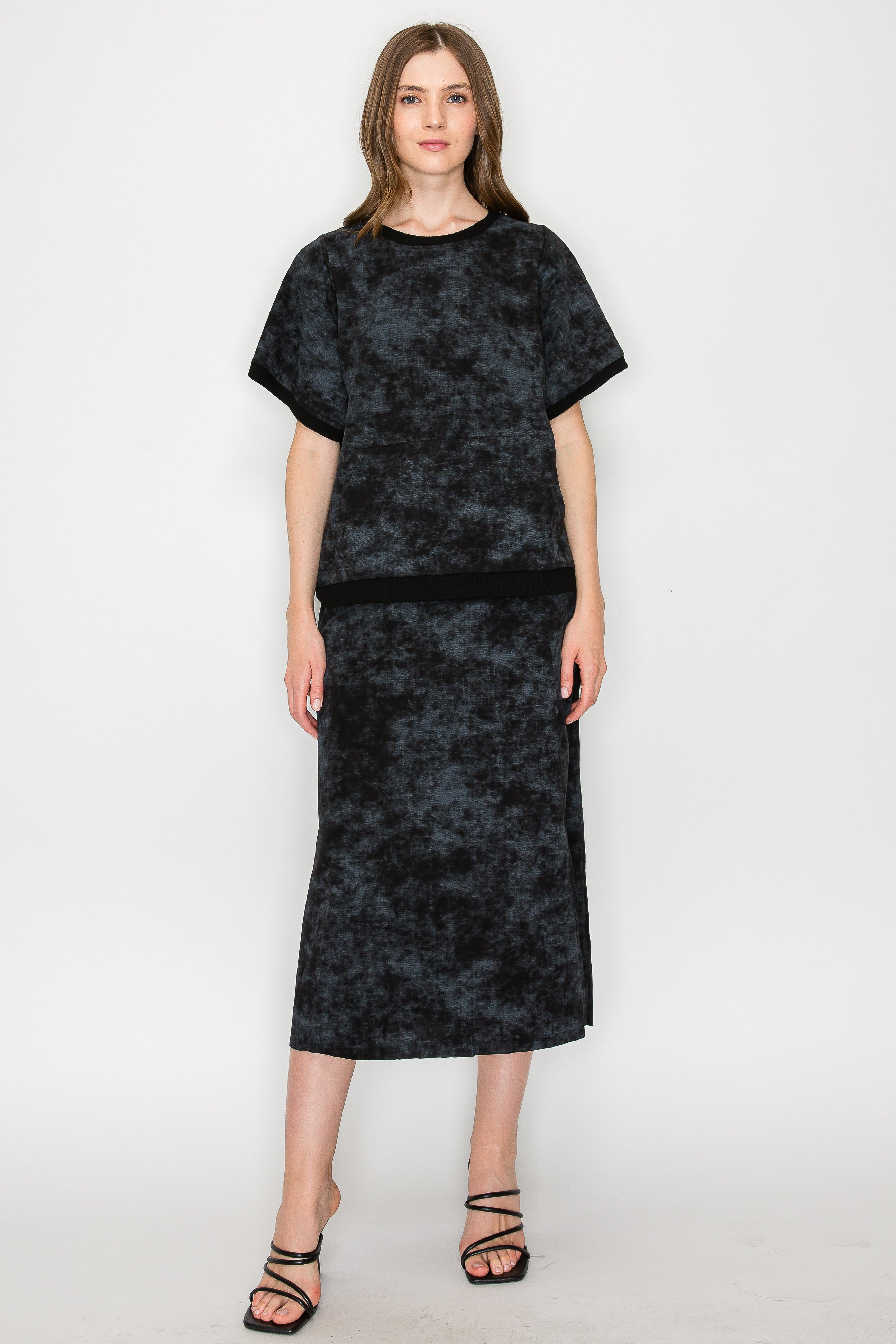 Konnie Knit Printed Skirt