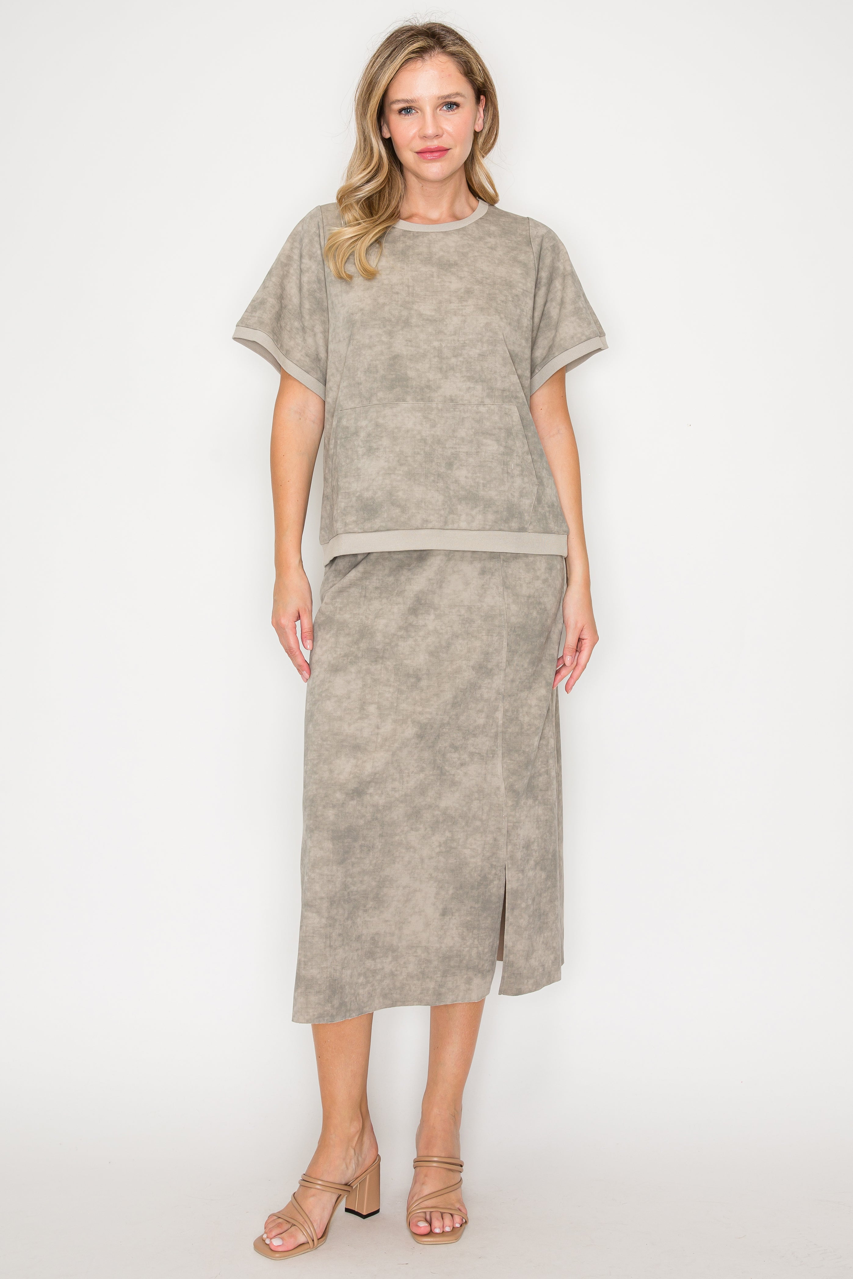 Konnie Knit Printed Skirt