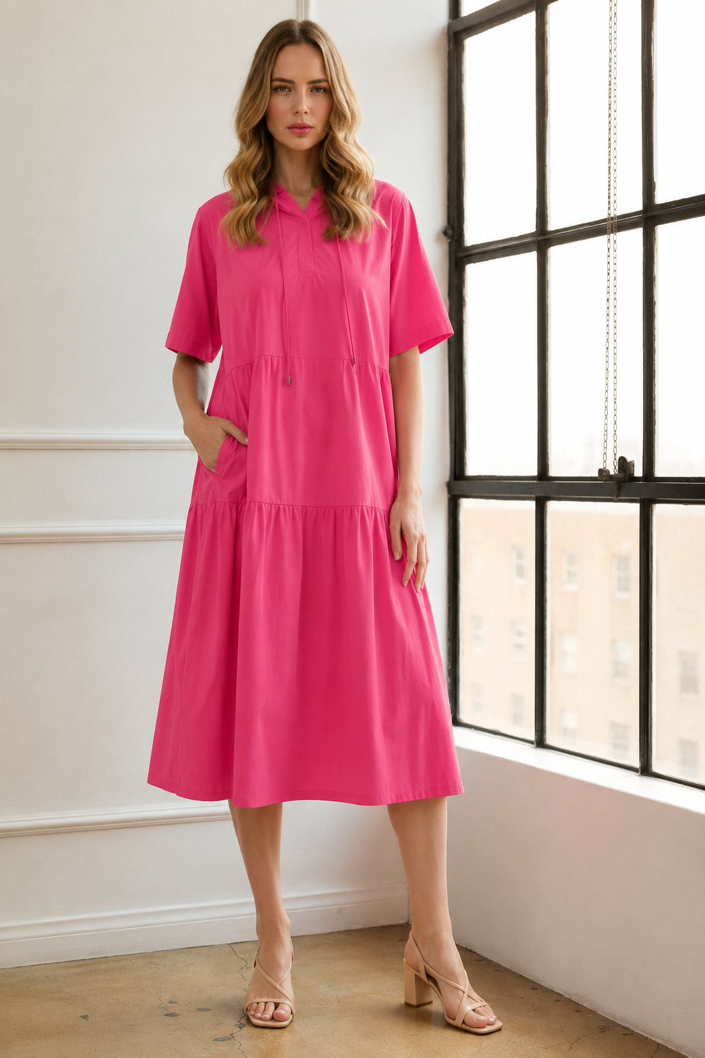 Jia Stretch Parachute Dress