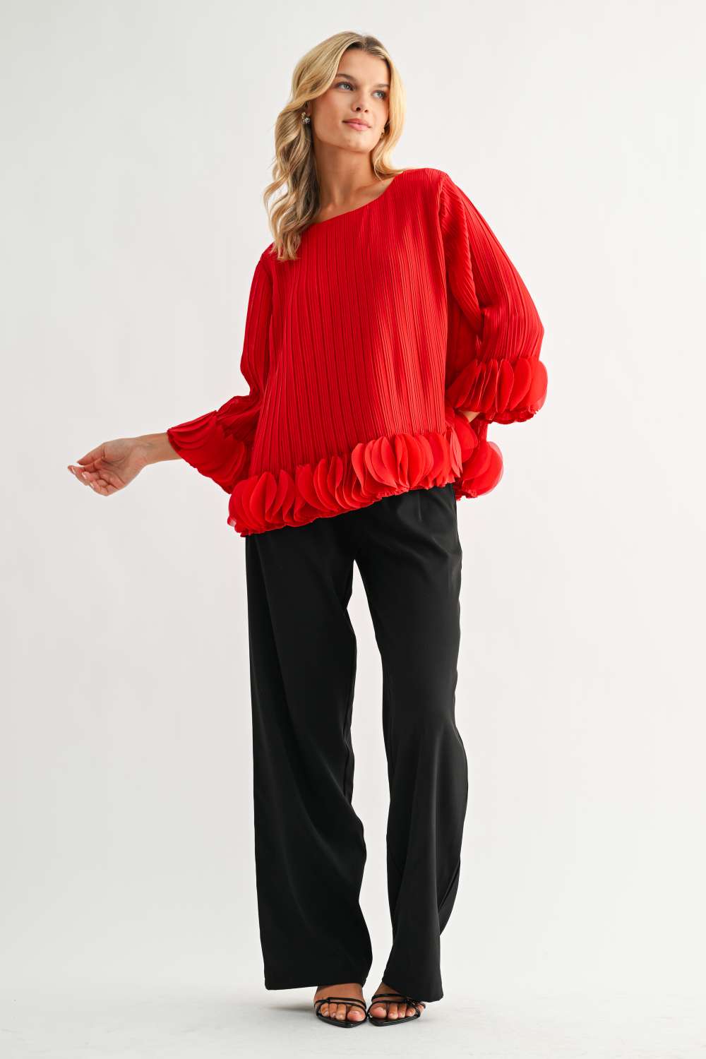 The Joanna Pleated Top