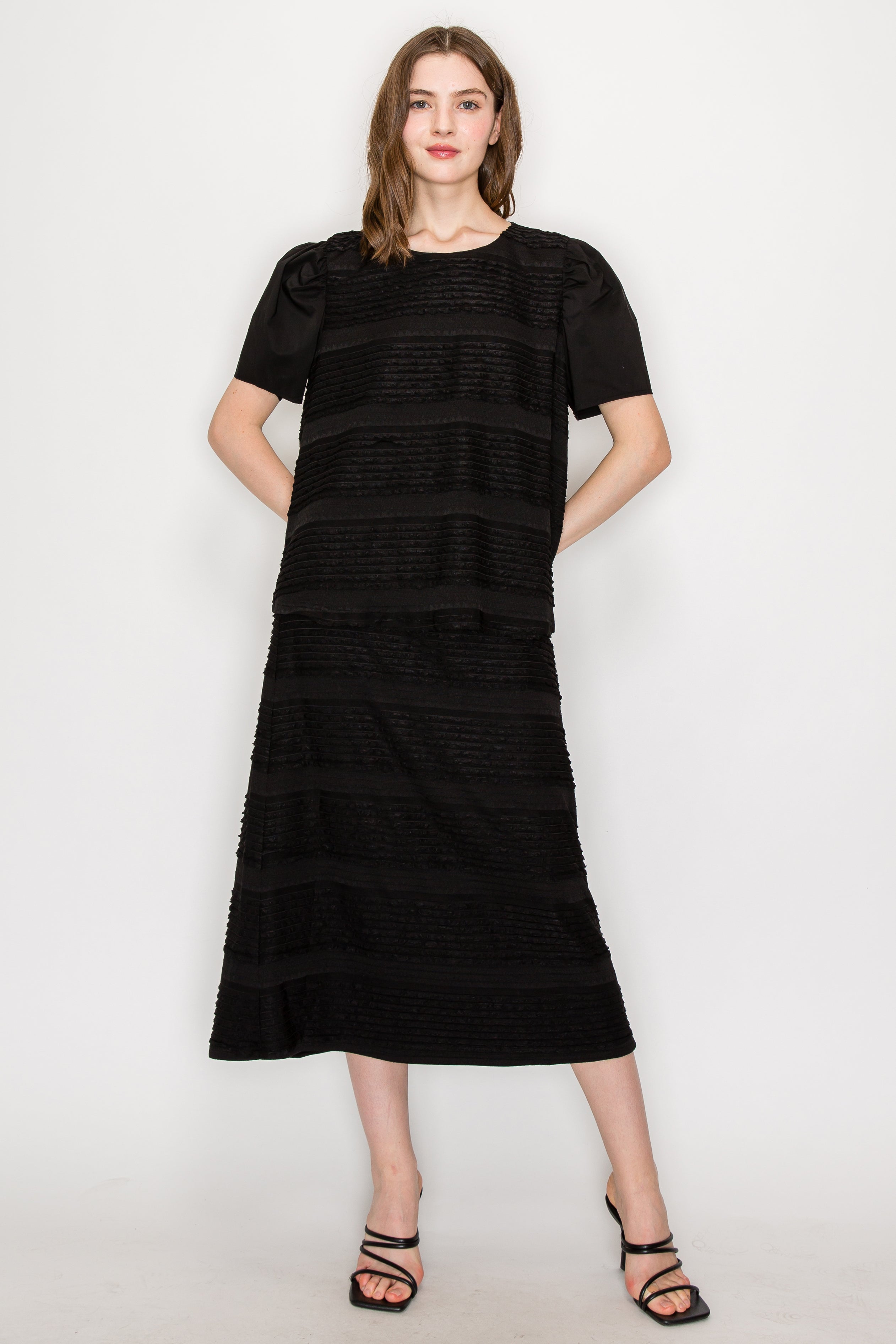 Jalila Textured Knit Skirt