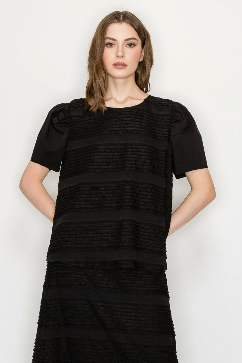 Jalila Textured Knit Skirt