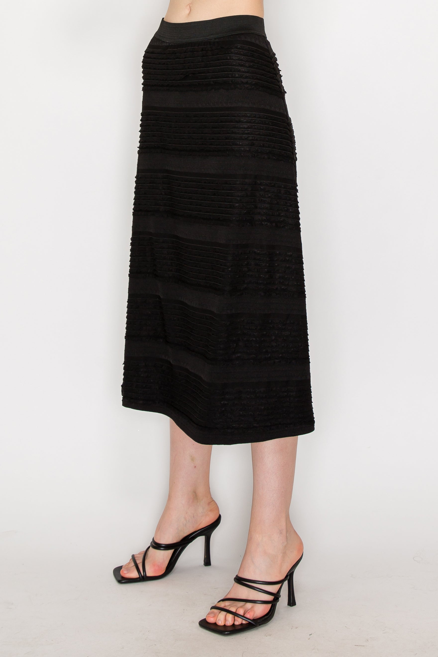 Jalila Textured Knit Skirt