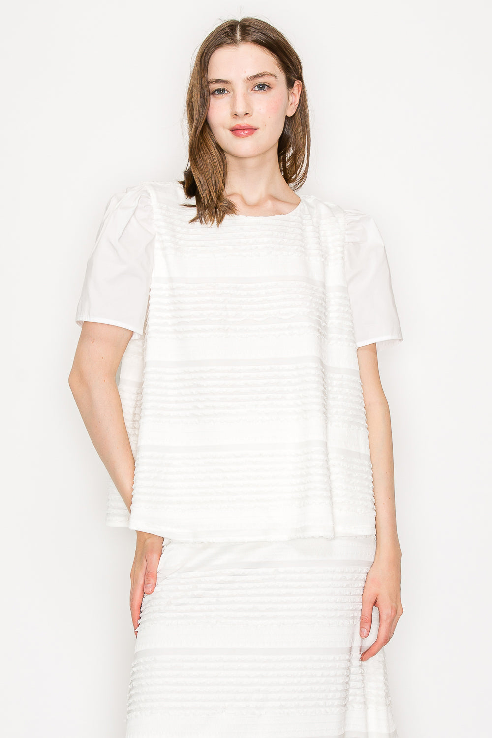 Jale Textured Knit Top