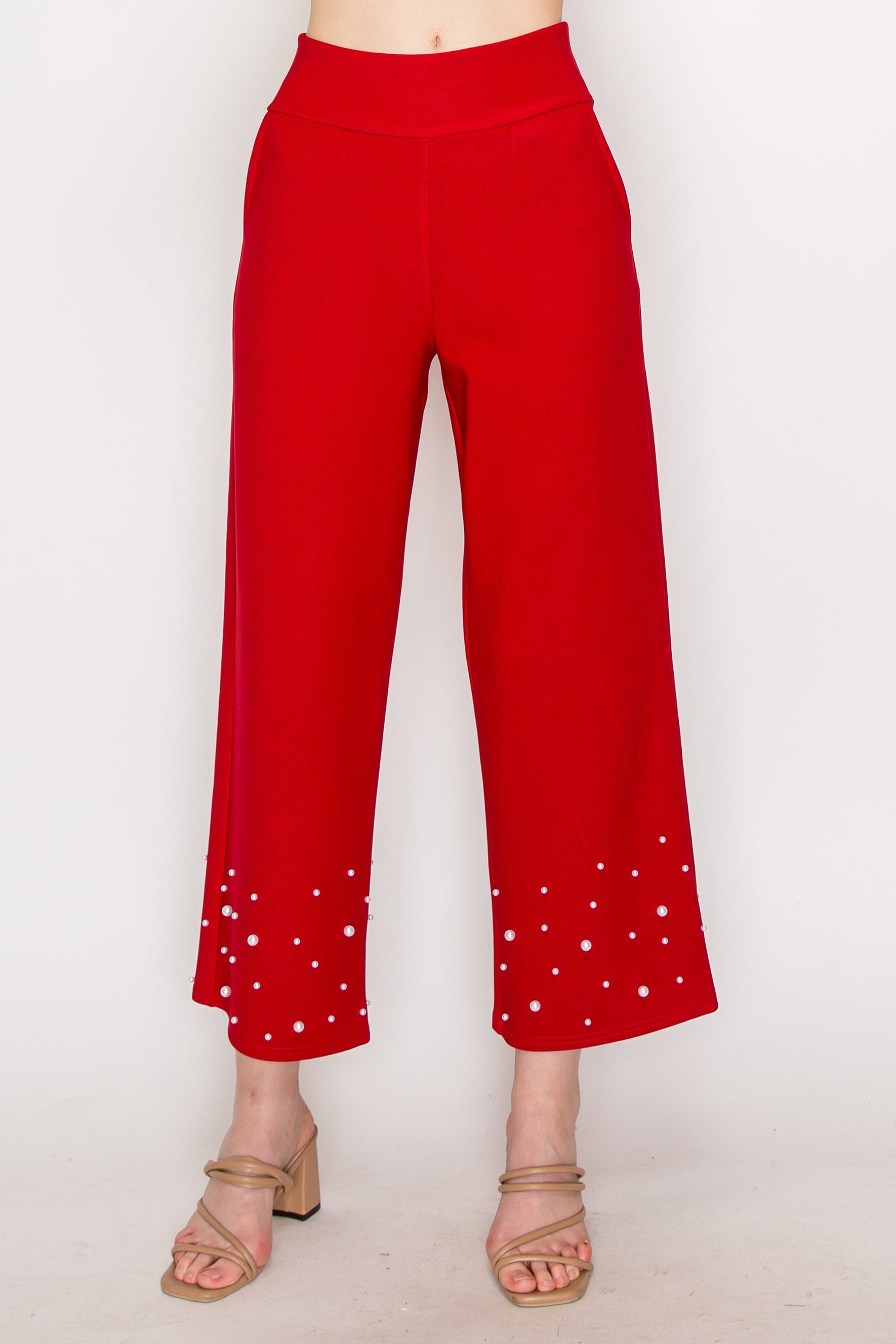 Keziah Stretch Knit Pearl Pant