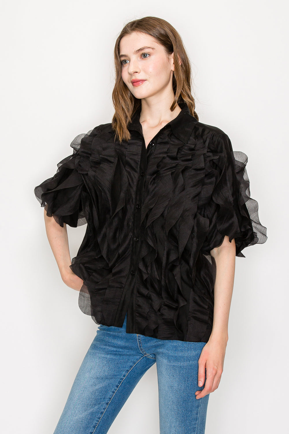 Jhen Ruffled Top