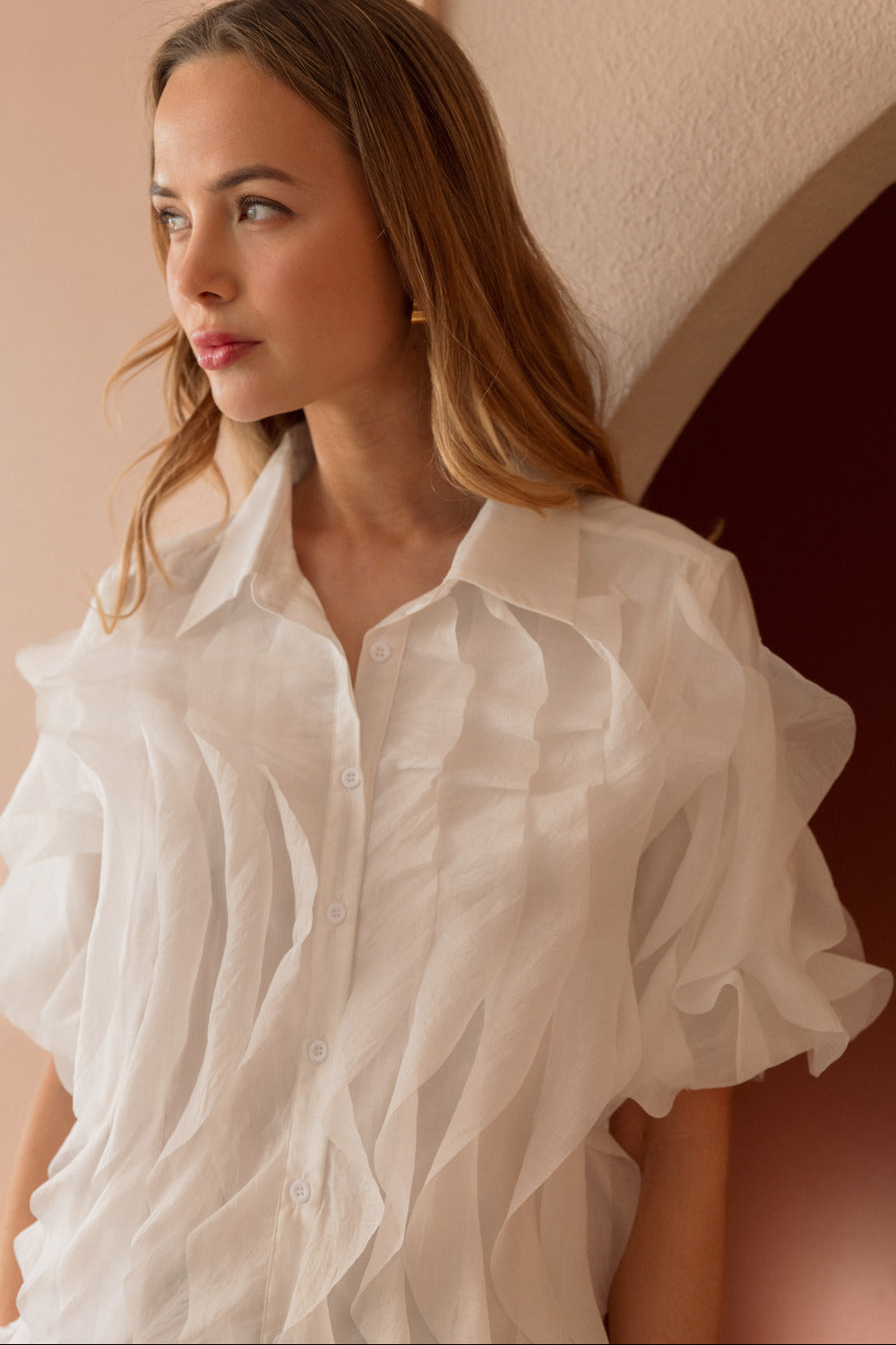 Jhen Ruffled Top