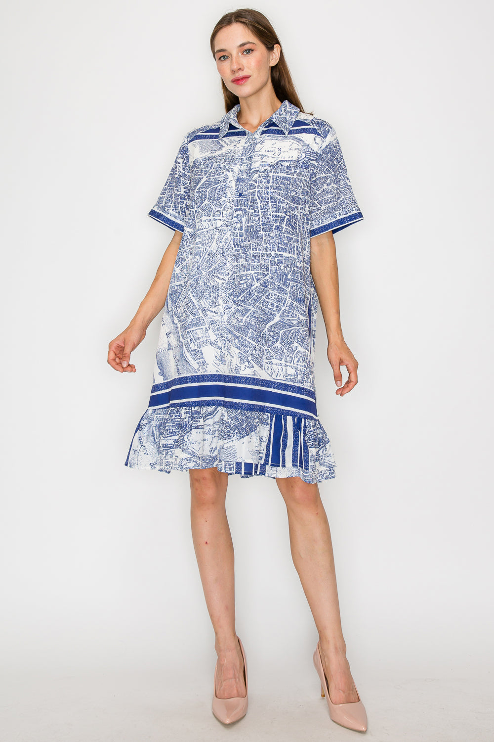 Jeffera Printed Woven Dress
