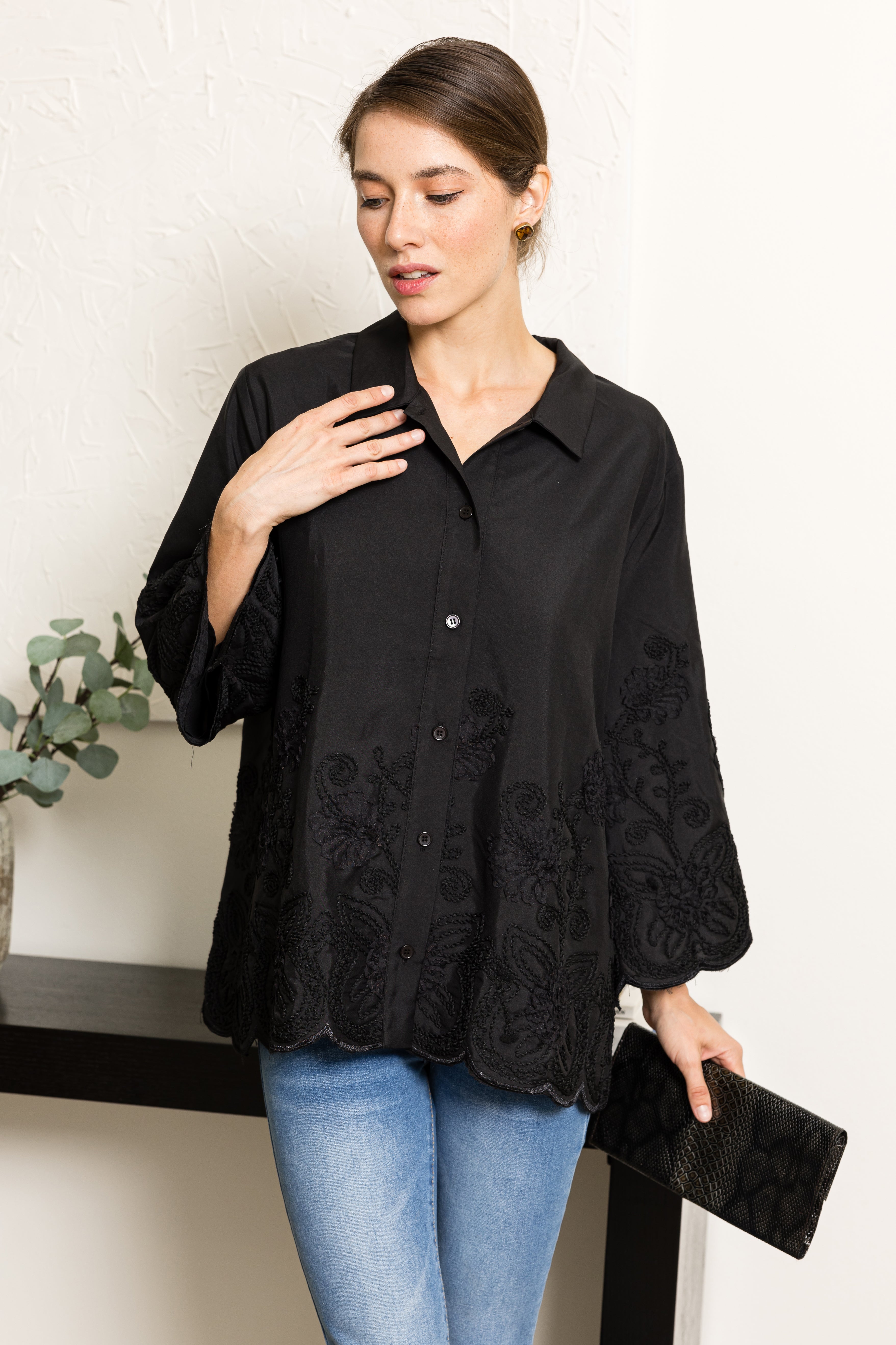 Jase Embroidered Blouse