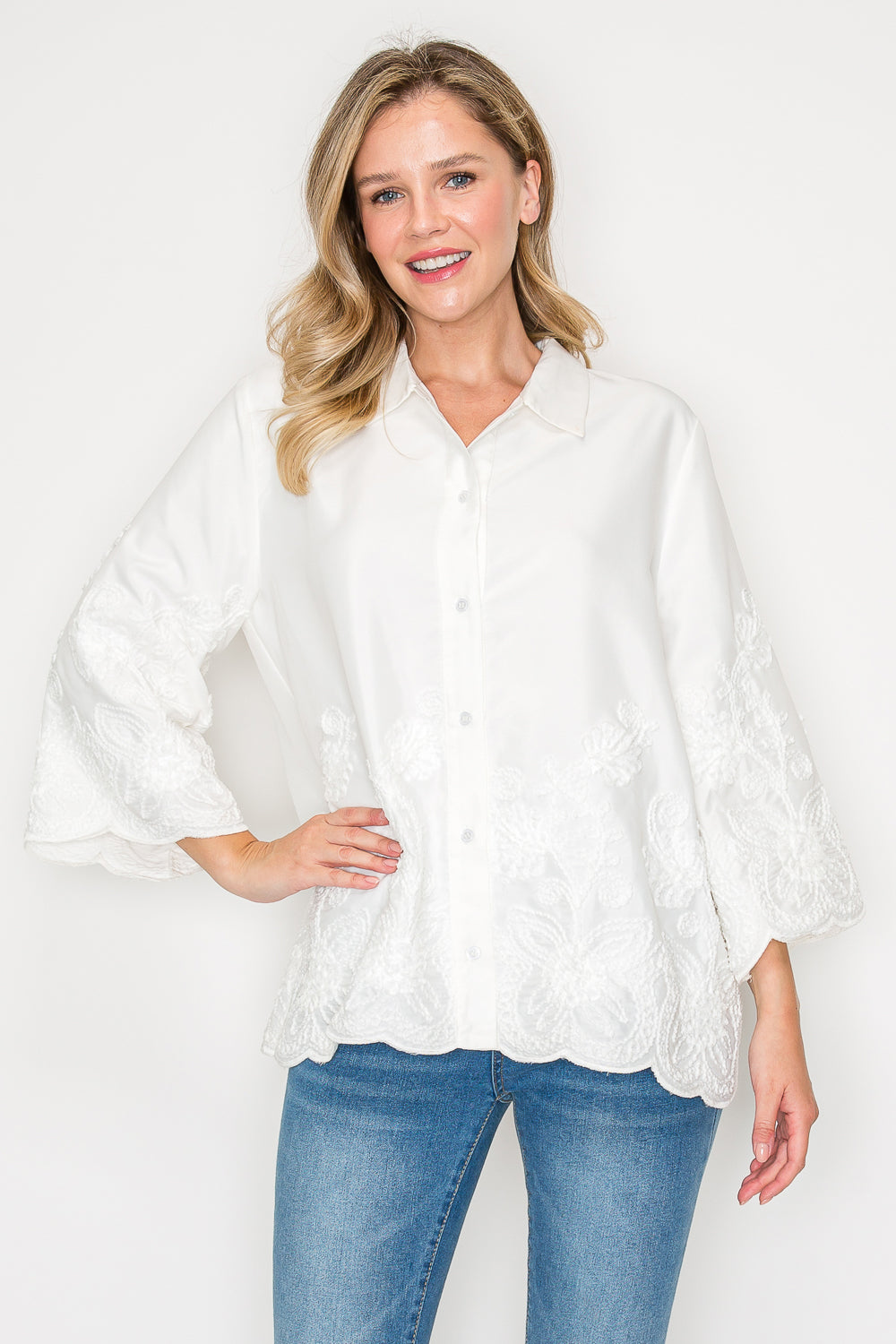 Jase Embroidered Blouse