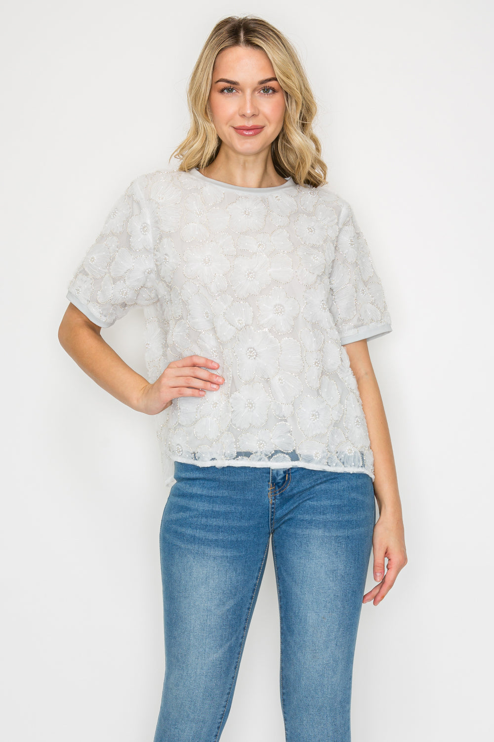 Jonas Top with Pearls