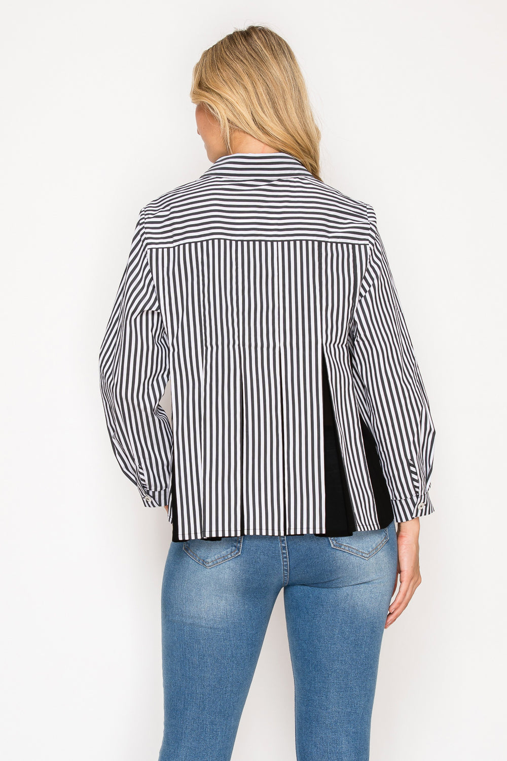 Jenn Shirt with Pleating Details