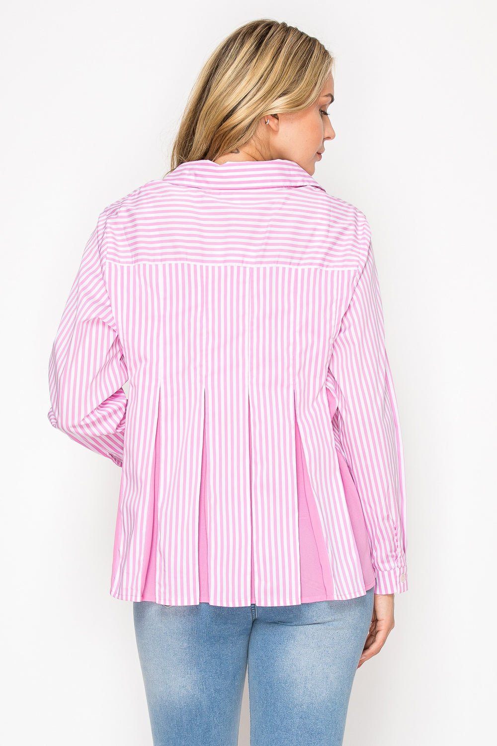 Jenn Shirt with Pleating Details