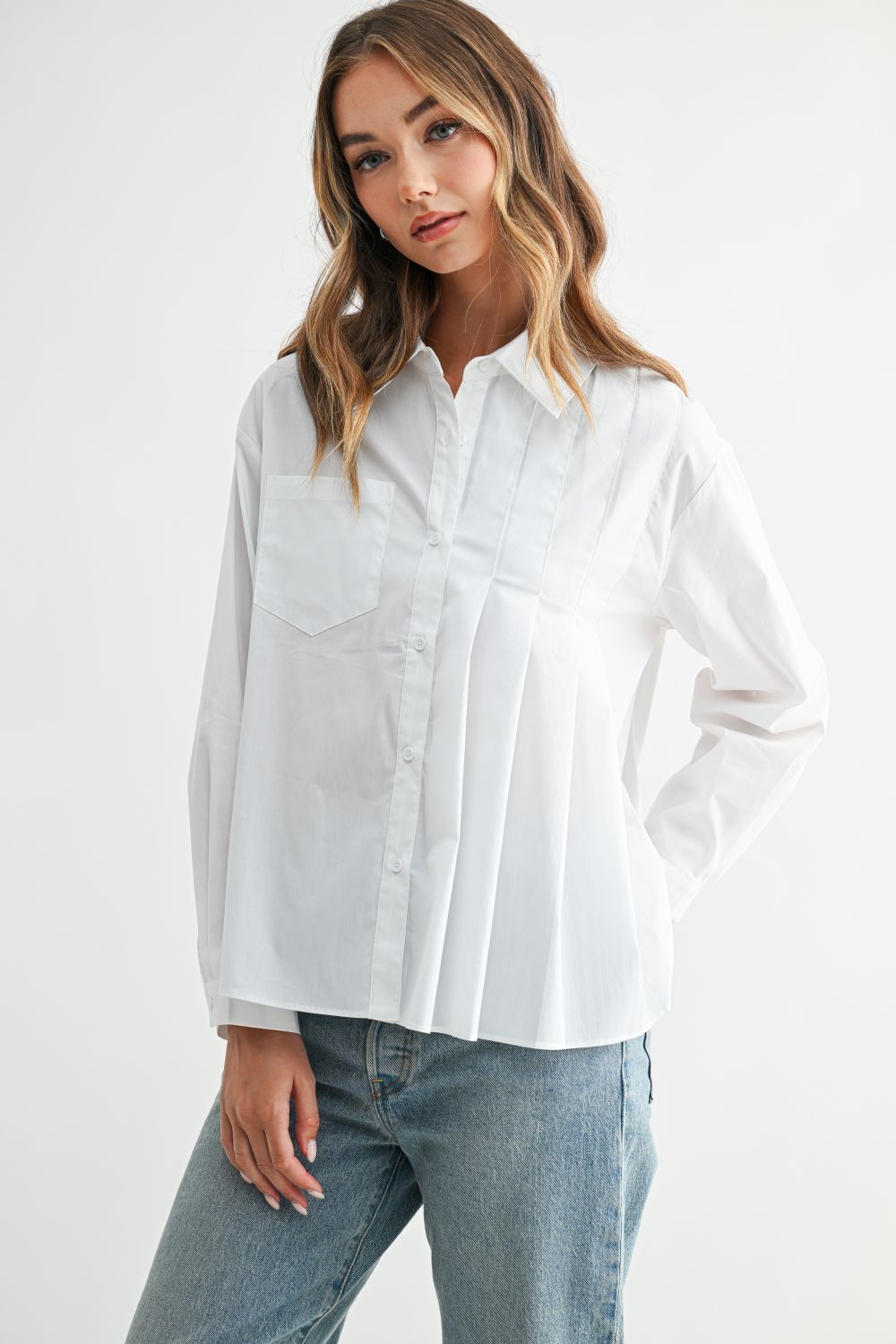 Josh Top with Pleating