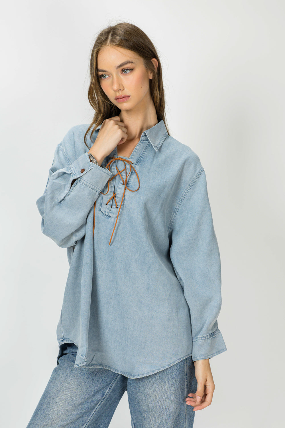 Dakota Tencel Denim Top