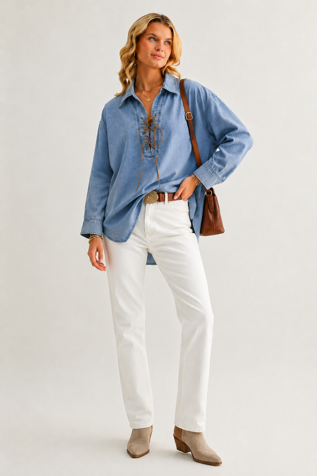 Dakota Tencel Denim Top