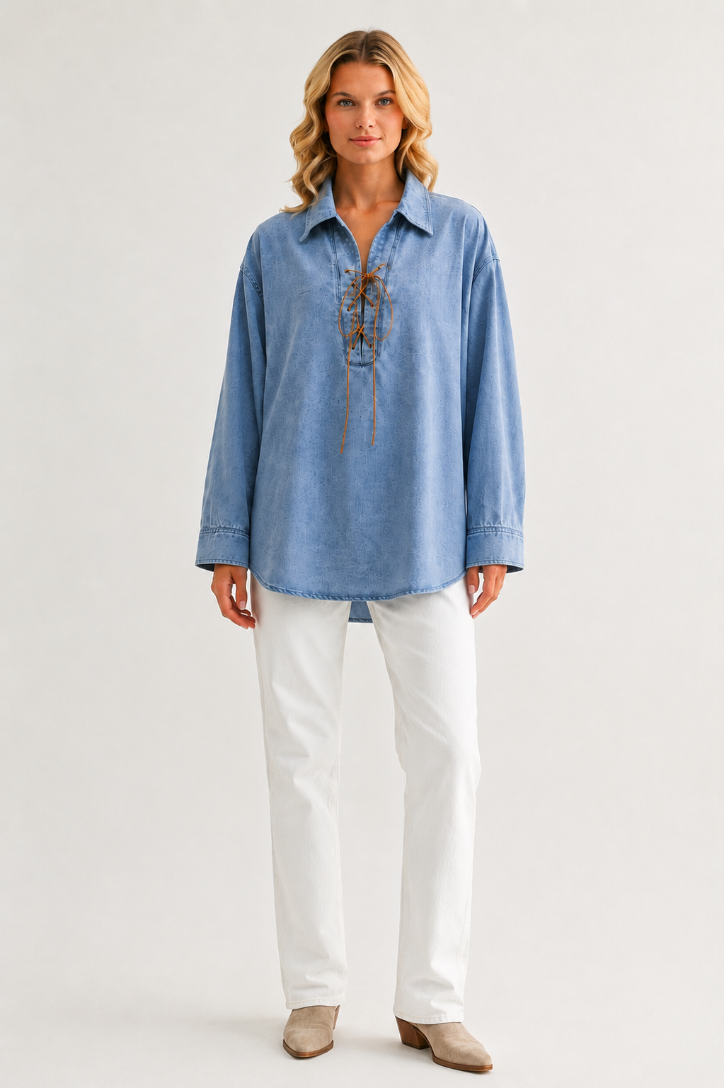 Dakota Tencel Denim Top