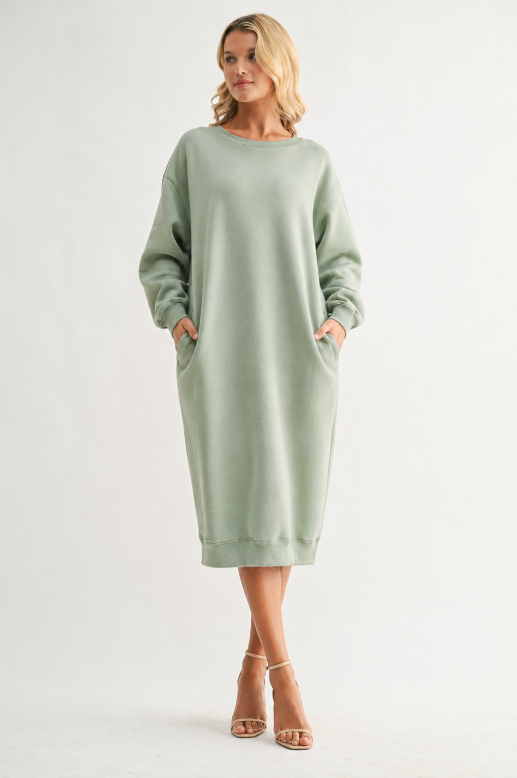 Finna Stretch French Scuba Knit Dress