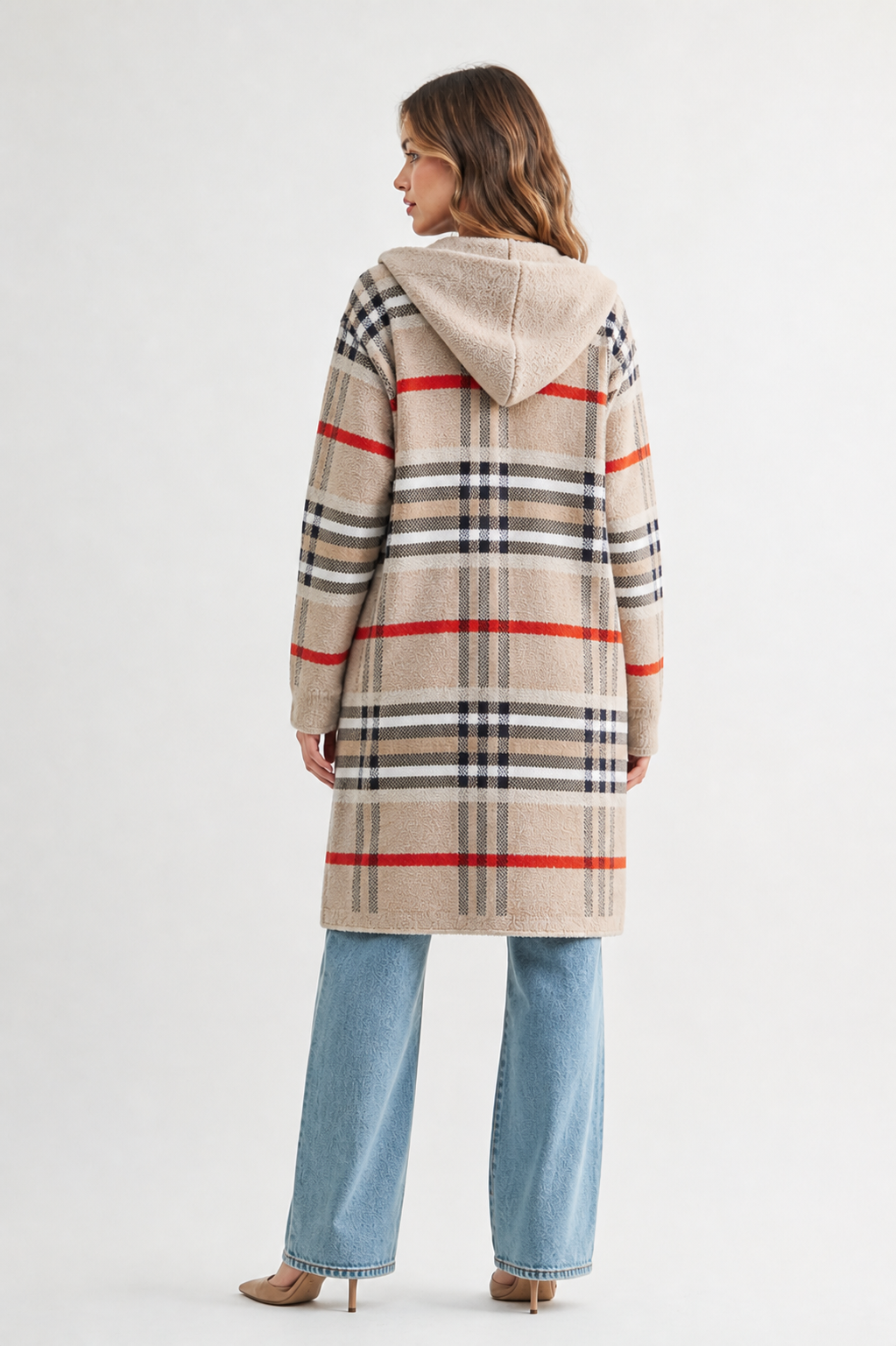 Sonnai Sweater Brushed Knitted Coat