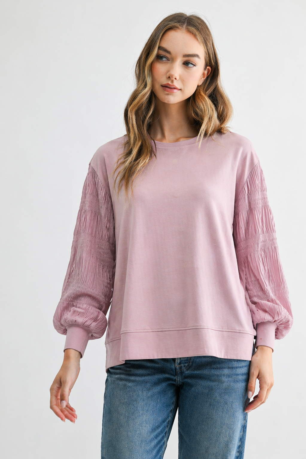 Radana Stretch Pointe Knit Top