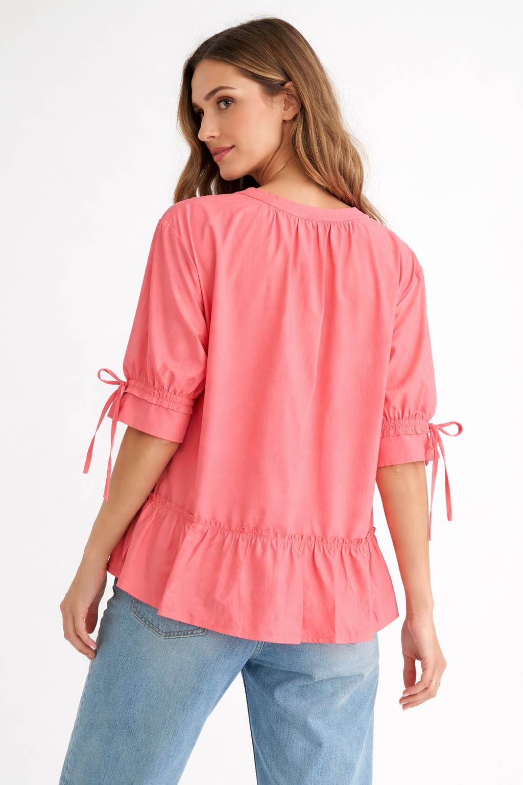 Reida Stretch Pointe Knit Top