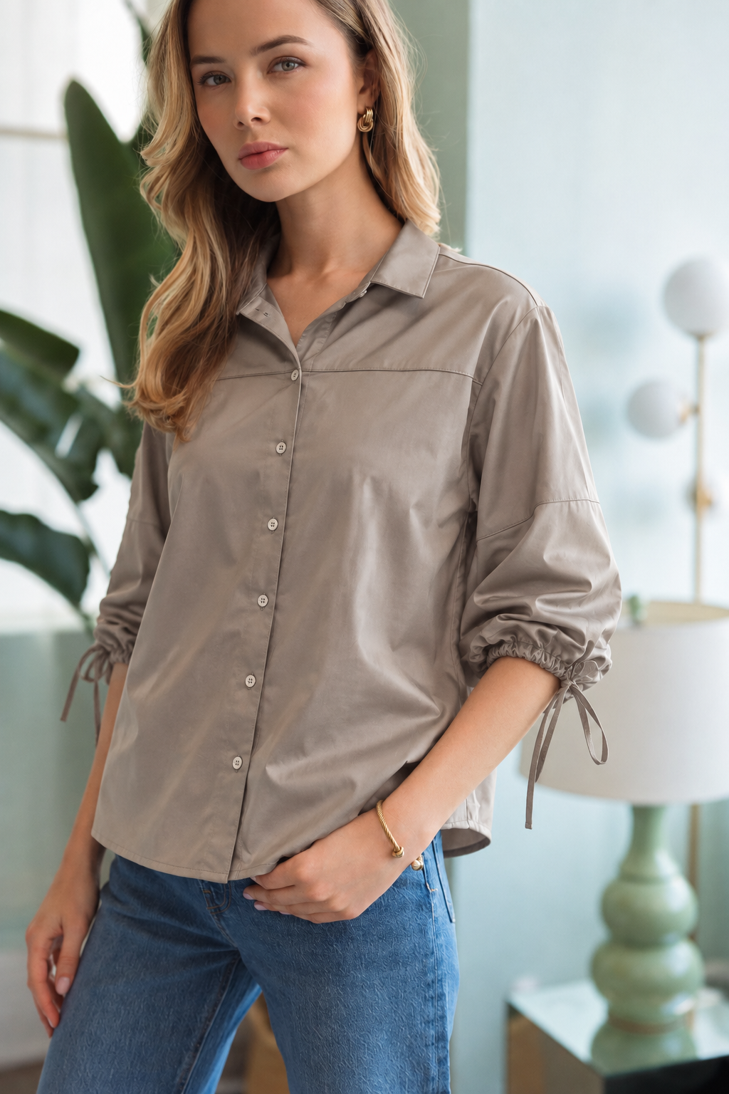 Winnie Woven Shirt Top