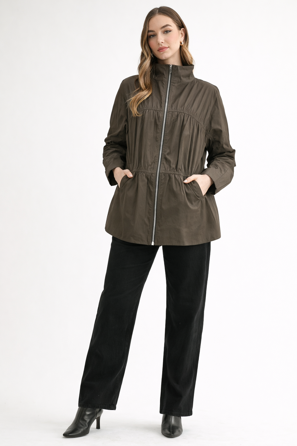 Jaelle Cotton Poplin Jacket