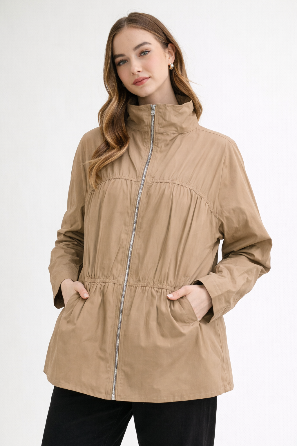 Jaelle Cotton Poplin Jacket