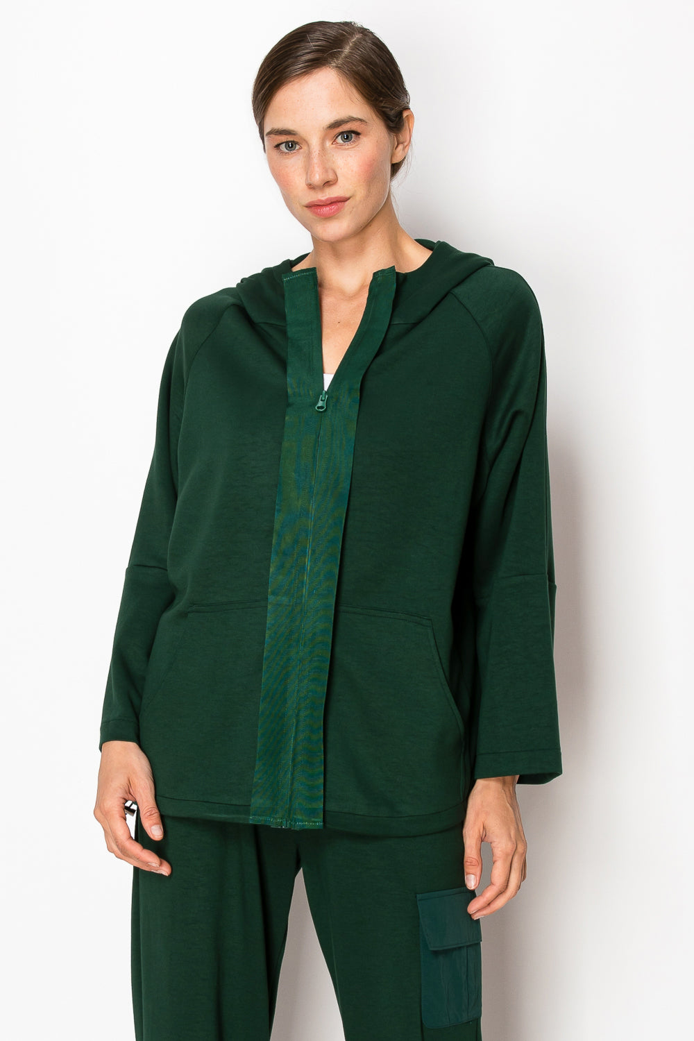 Kari Pointe Knit Hoodie Jacket