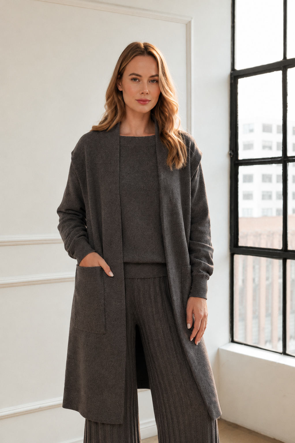 Sarie Stretch Knitted Sweater Vest