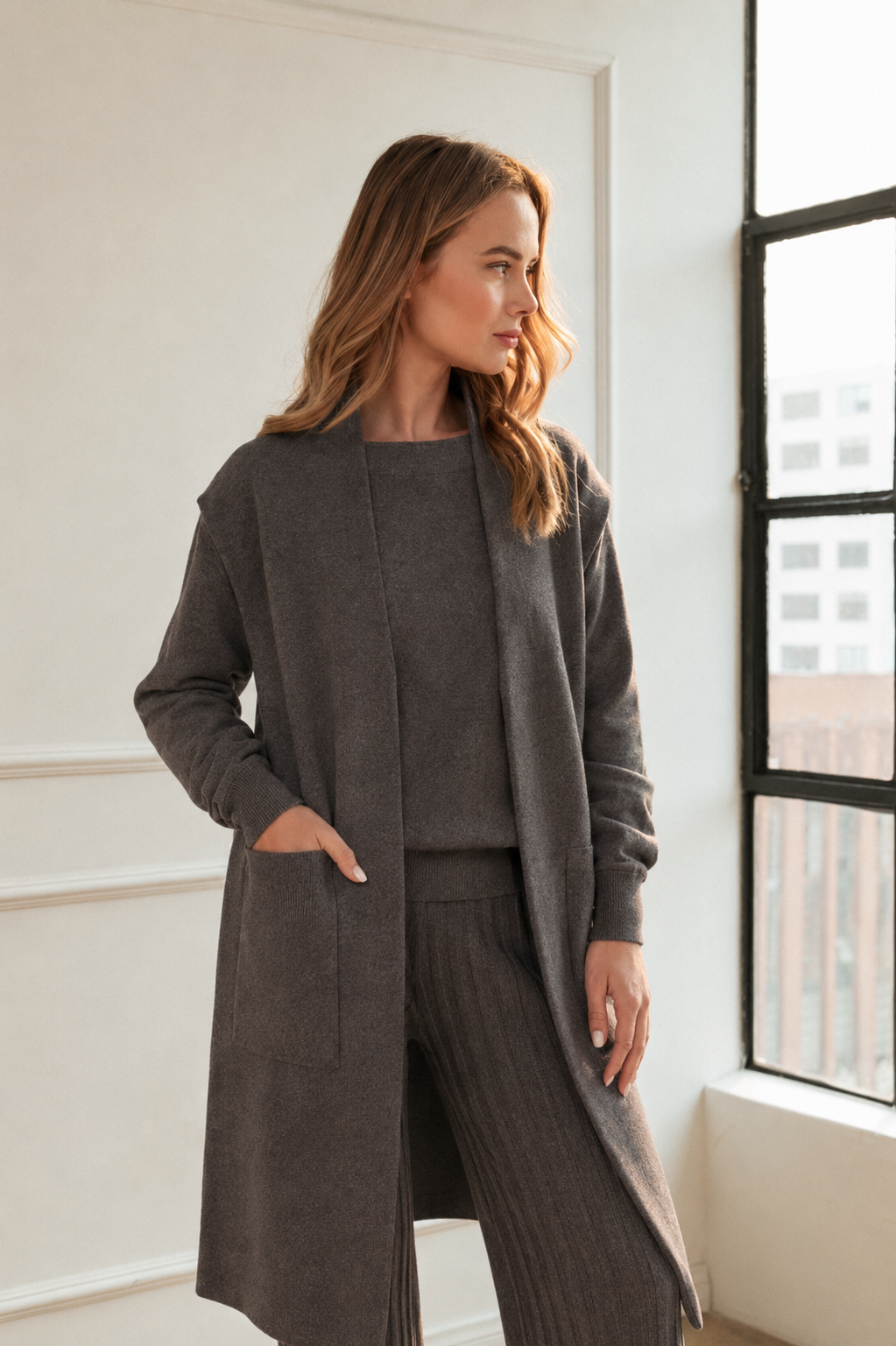 Sarie Stretch Knitted Sweater Vest