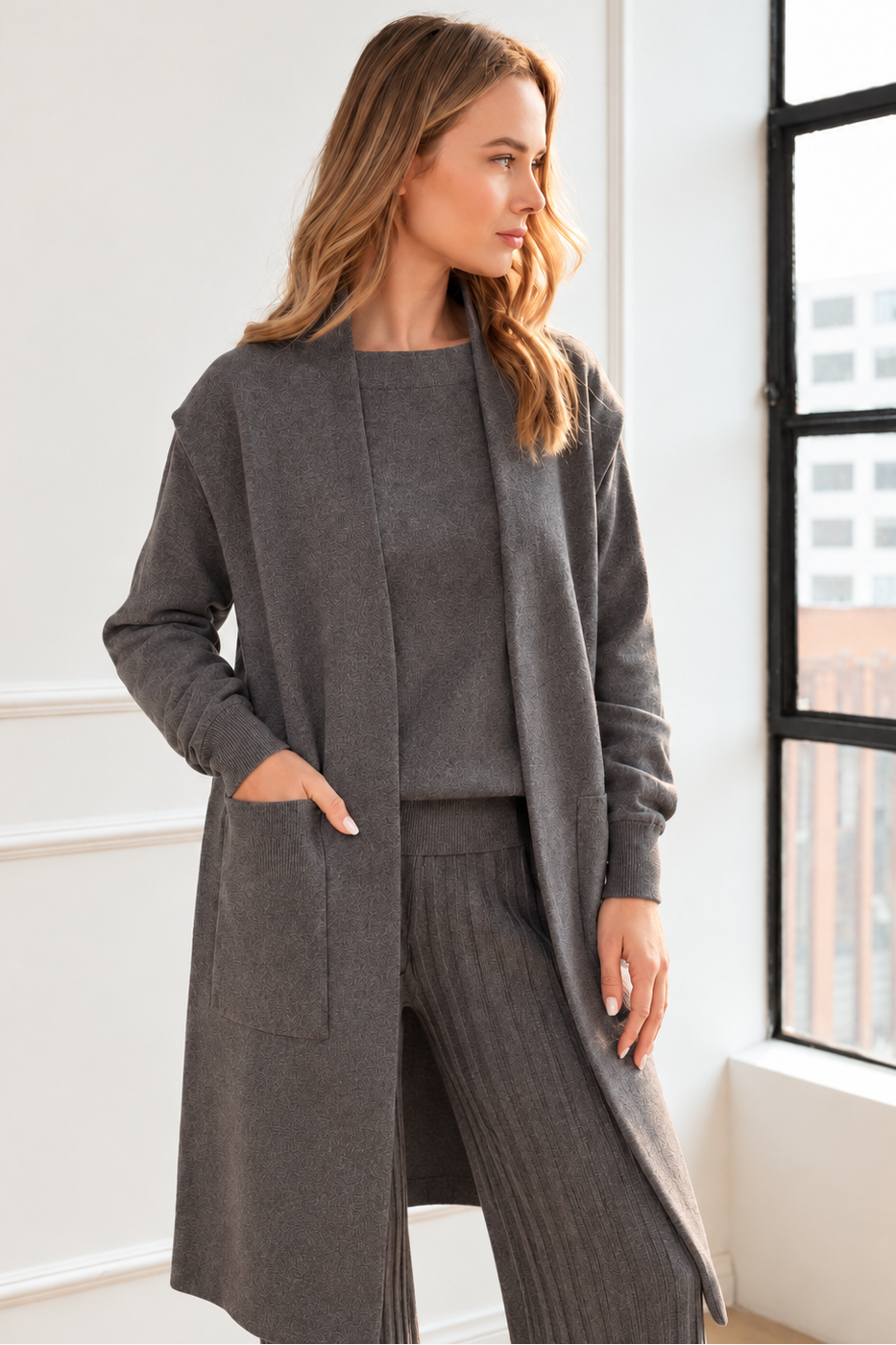 Sarie Stretch Knitted Sweater Vest