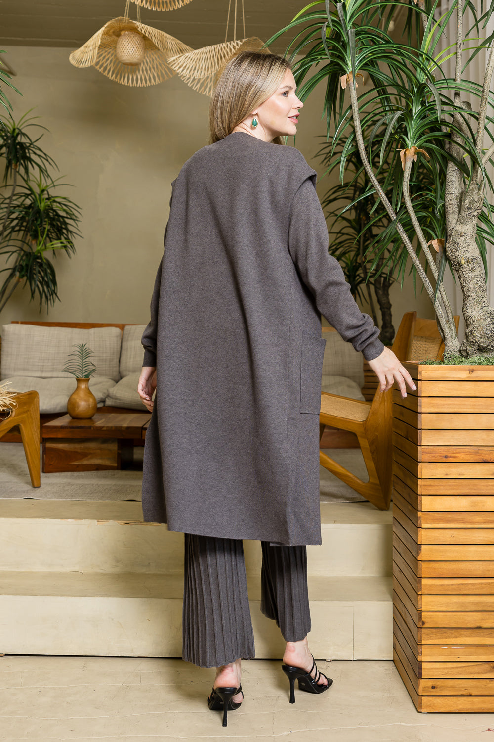 Sarie Stretch Knitted Sweater Vest