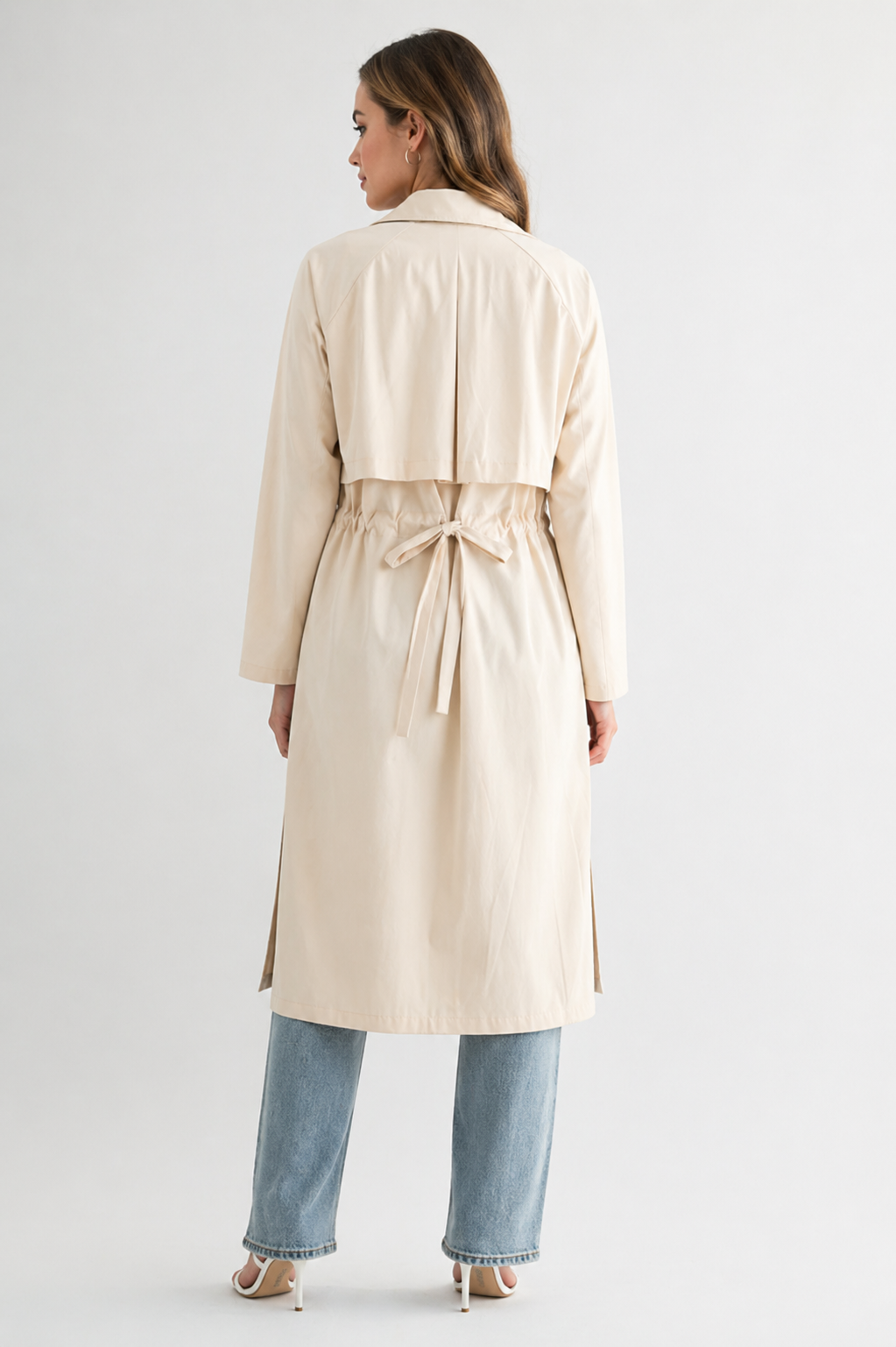 Jamia Woven Trench Coat