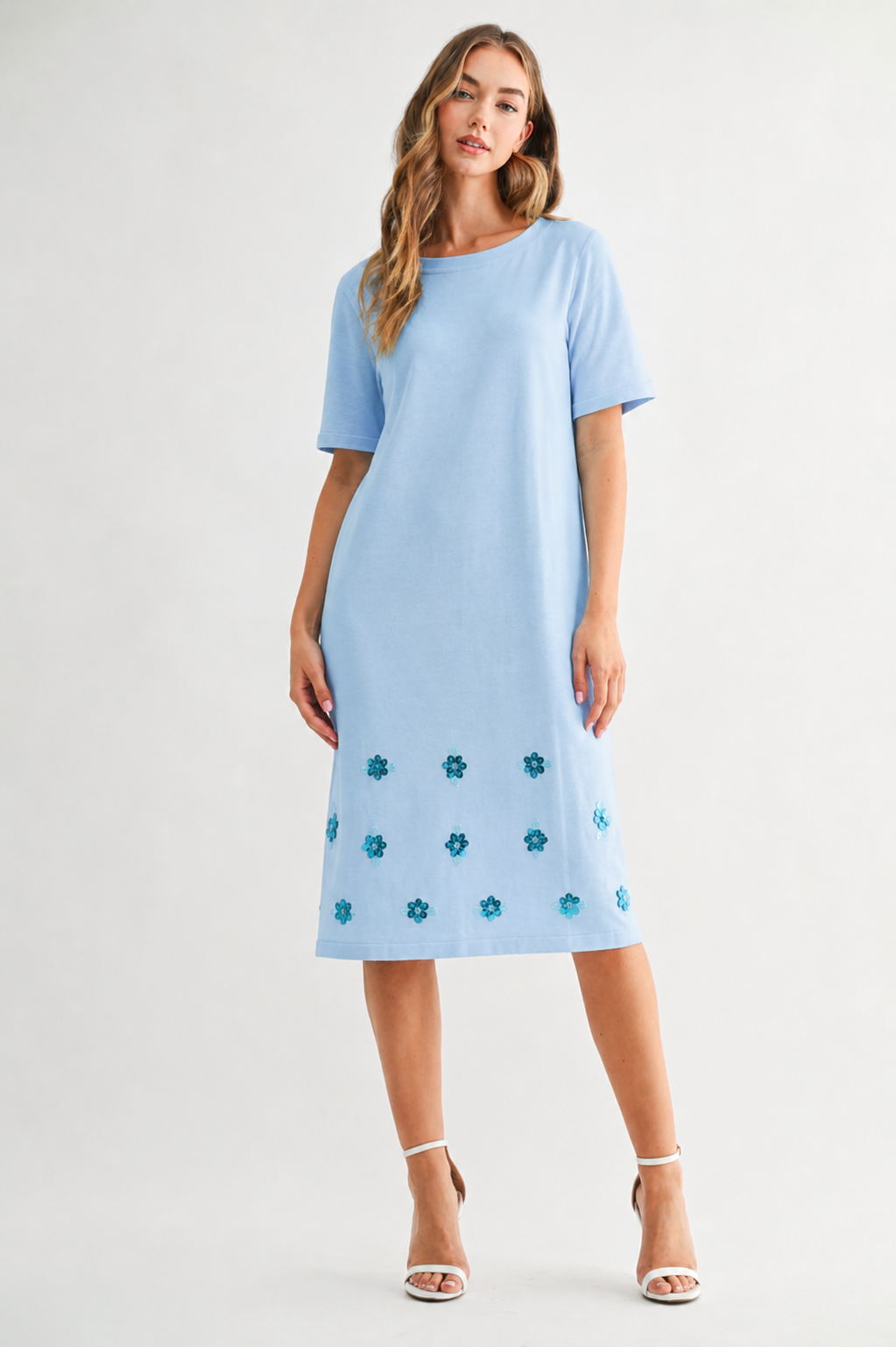 Stella Sweater Dress with Sequin Sparkles