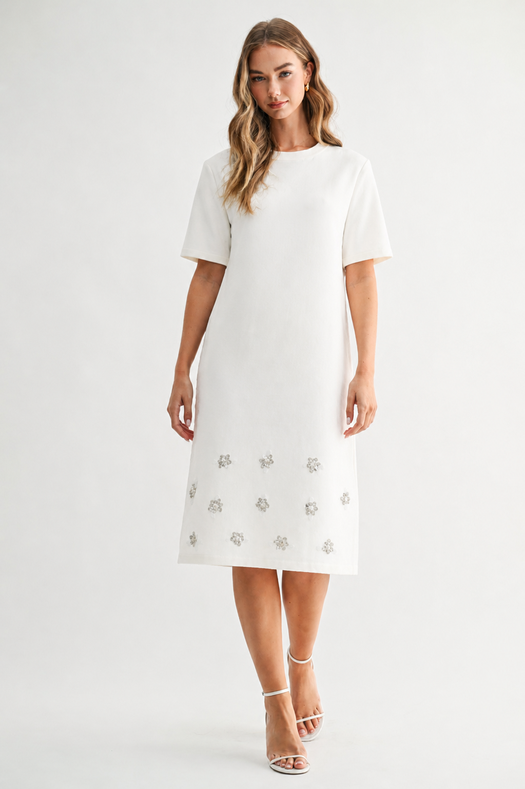 Stella Sweater Dress with Sequin Sparkles