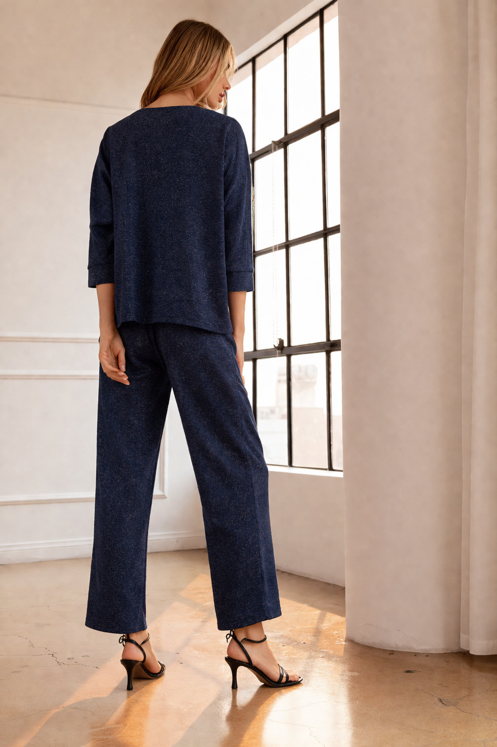 Kris Sparkling Stretch Knit Pant