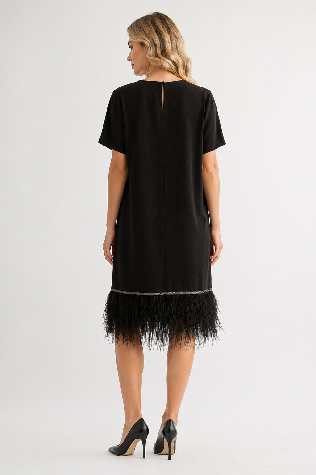 Jan Feathered Dress
