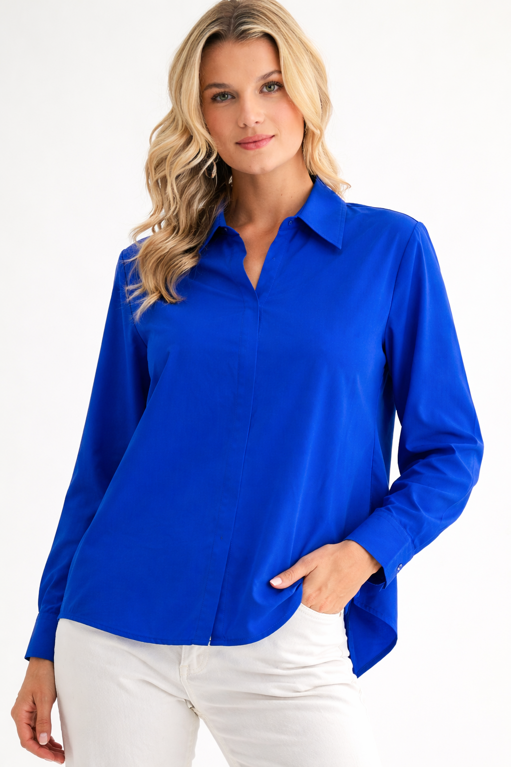 Jamile Stretch Woven Top
