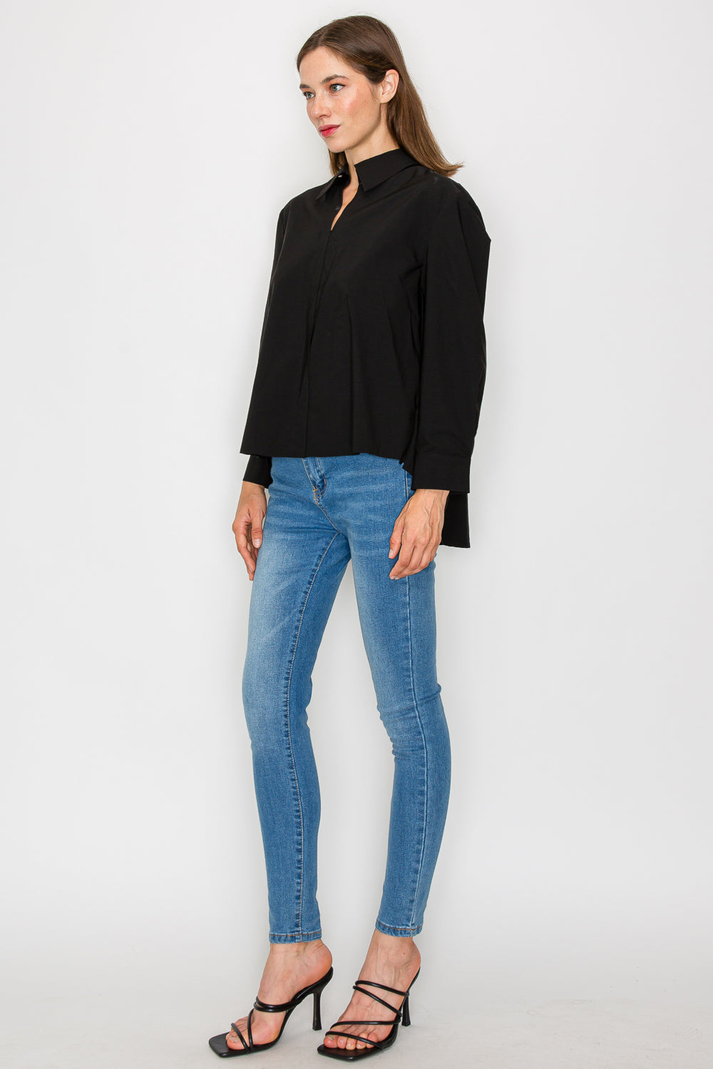 Jamile Stretch Woven Top